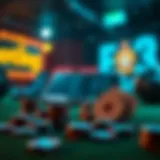 Visual representation of online instant lottery platforms