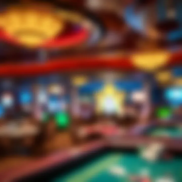 Night Casino Ambiance Captivating ambiance of the casino at night