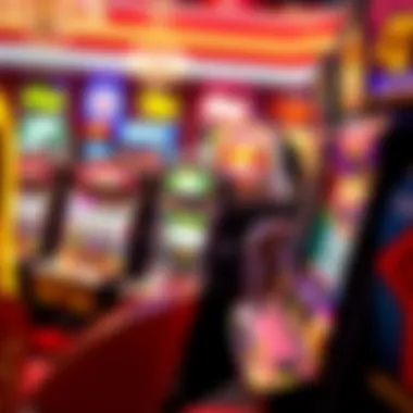 Colorful Slot Machine Selection Colorful and enticing slot machine selection