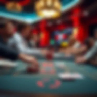 Exciting Gameplay Experience of Parx Blackjack Engaging gameplay of Parx Blackjack at a table
