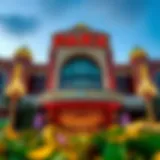 Exterior view of Parx Casino showcasing its grandeur