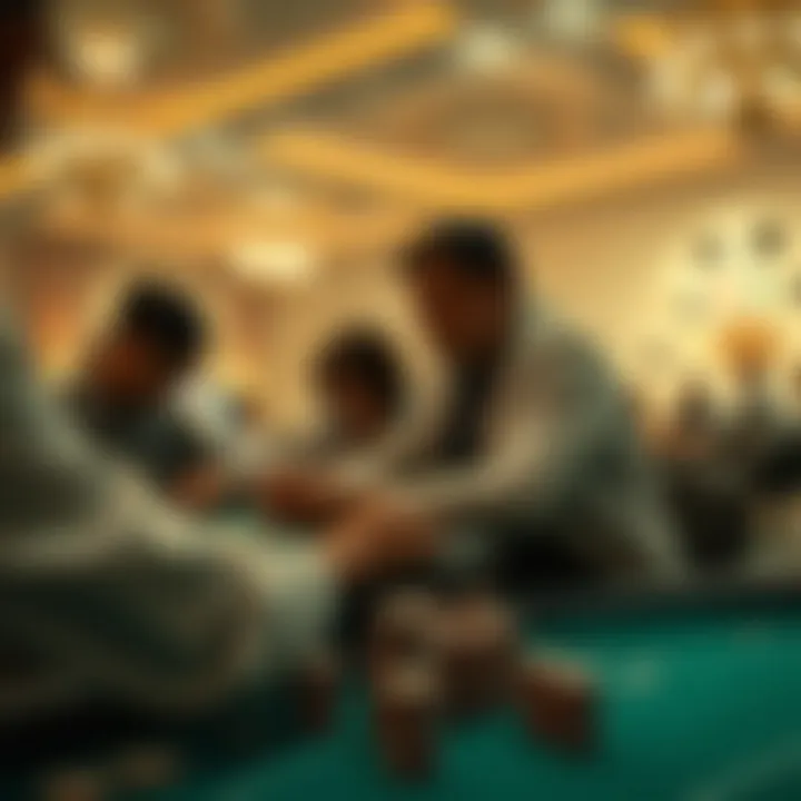 An engaging scene depicting players enjoying the White Orchid game