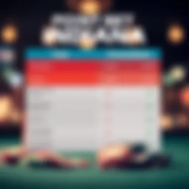 Comparing Betting Promotions in Indiana: PointsBet vs. Competitors Comparison chart of various betting promotions available in Indiana