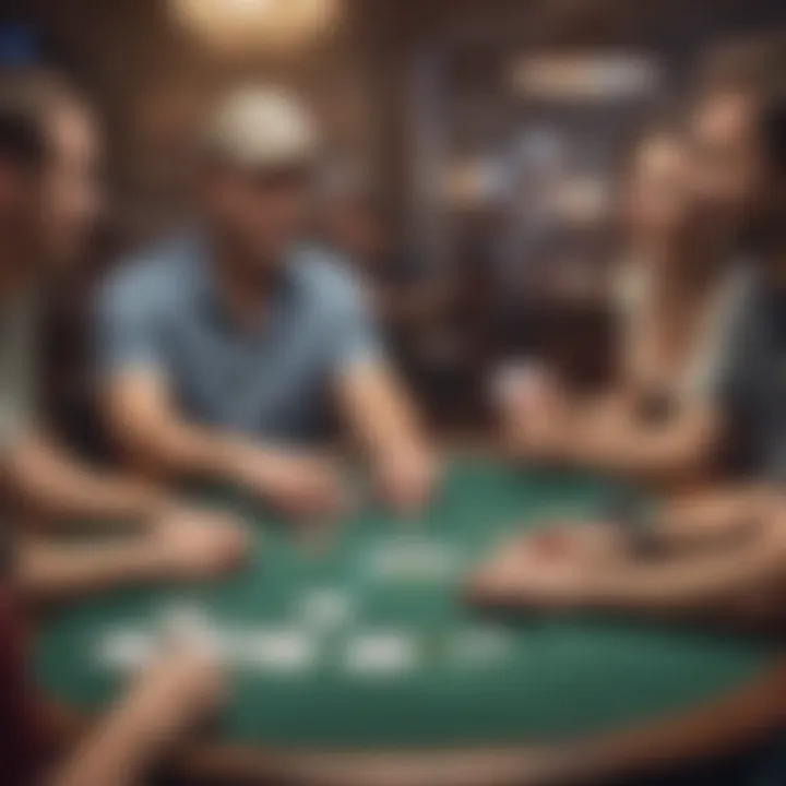 Virtual poker players interacting through webcam feeds