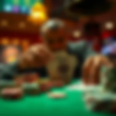 An artistic representation of responsible gaming practices.