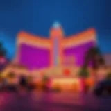 Exterior view of the Rio Hotel and Casino showcasing its vibrant architecture