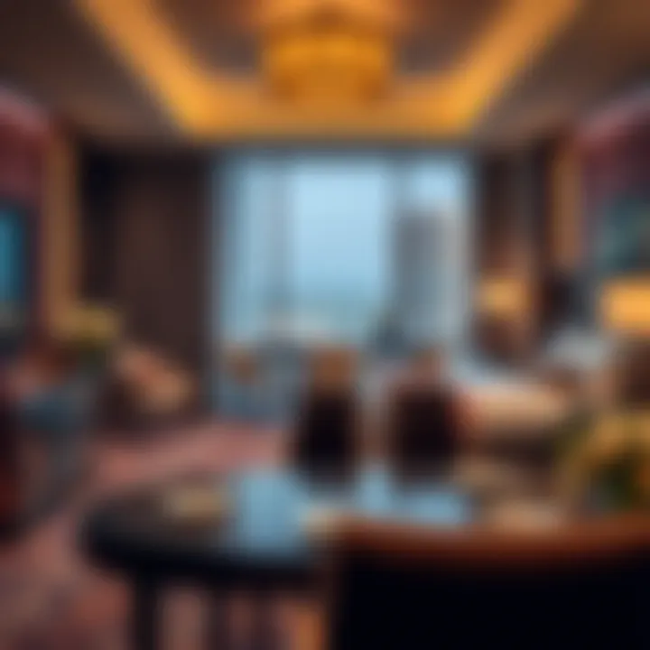 Luxurious suite within the Rio Hotel featuring elegant decor
