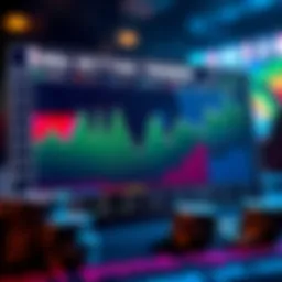 A graph showcasing NBA betting trends
