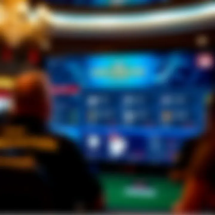 Overview of Spirit Mountain Sportsbook's interface