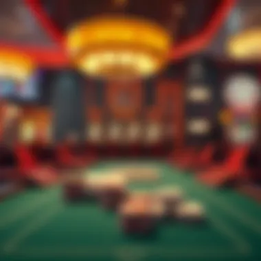 An engaging tabletop setup showcasing the gaming environment for Triple Fortune Dragon