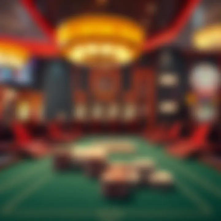 An engaging tabletop setup showcasing the gaming environment for Triple Fortune Dragon