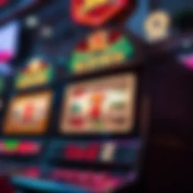 Visual representation of a slot machine showcasing a significant win.