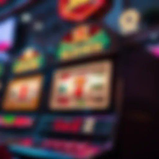 Visual representation of a slot machine showcasing a significant win.