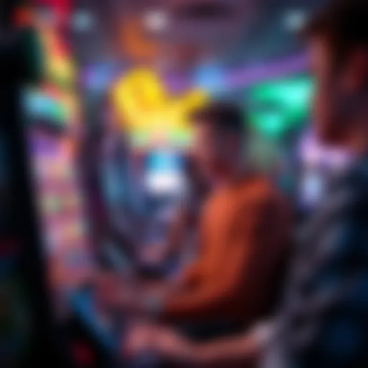 The Art of Gaming Content Creation A YouTube creator capturing exciting gameplay with a slot machine