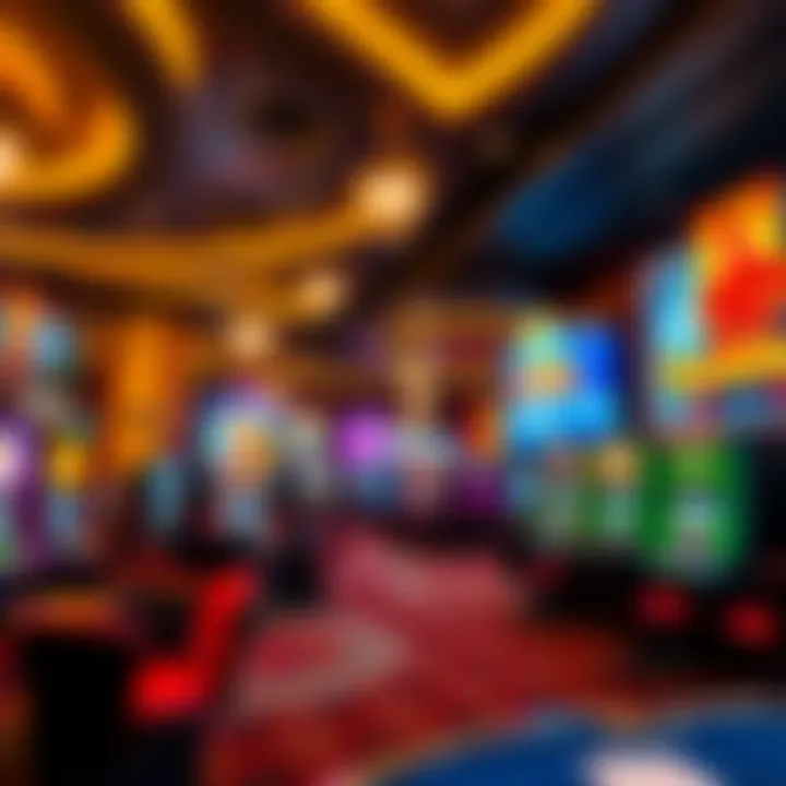 Diverse Gaming Options at The Sands Casino Interior layout of the gaming floor, highlighting diverse gaming options