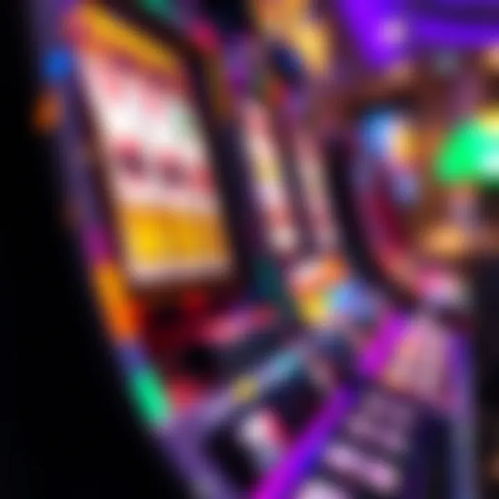 Winning Big on Slots Close-up of a slot machine screen displaying winnings