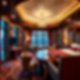 Luxurious hotel suite at Turning Stone Casino