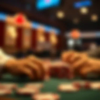 Graphical representation of betting patterns with flush draws