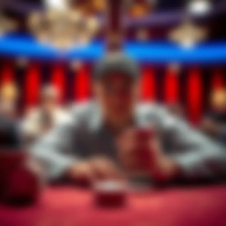 Visual depiction of psychological aspects in poker decisions