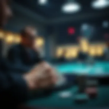 Critical mechanics of poker betting