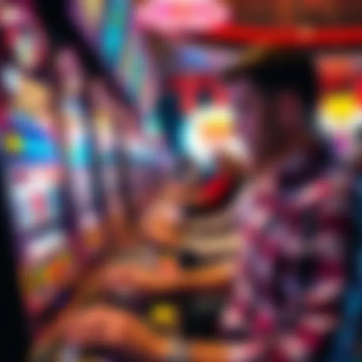 Strategies for Maximizing Slot Machine Gameplay Player strategies in action at a slot machine