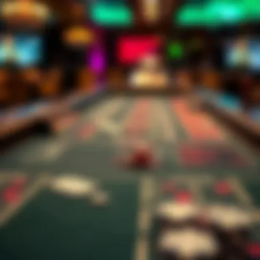 Diverse Betting Options on a Craps Table Craps table showcasing different betting options available