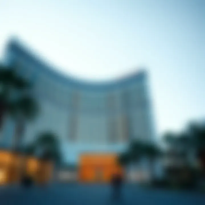 Vdara Hotel's Architectural Elegance Luxurious Vdara Hotel exterior showcasing modern architecture