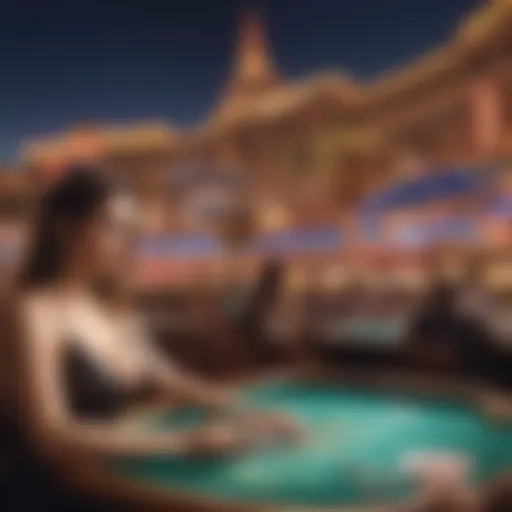 An overview of Las Vegas casinos showcasing their vibrant atmosphere