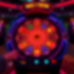 Visual representation of the Wheel of Fortune slot game interface
