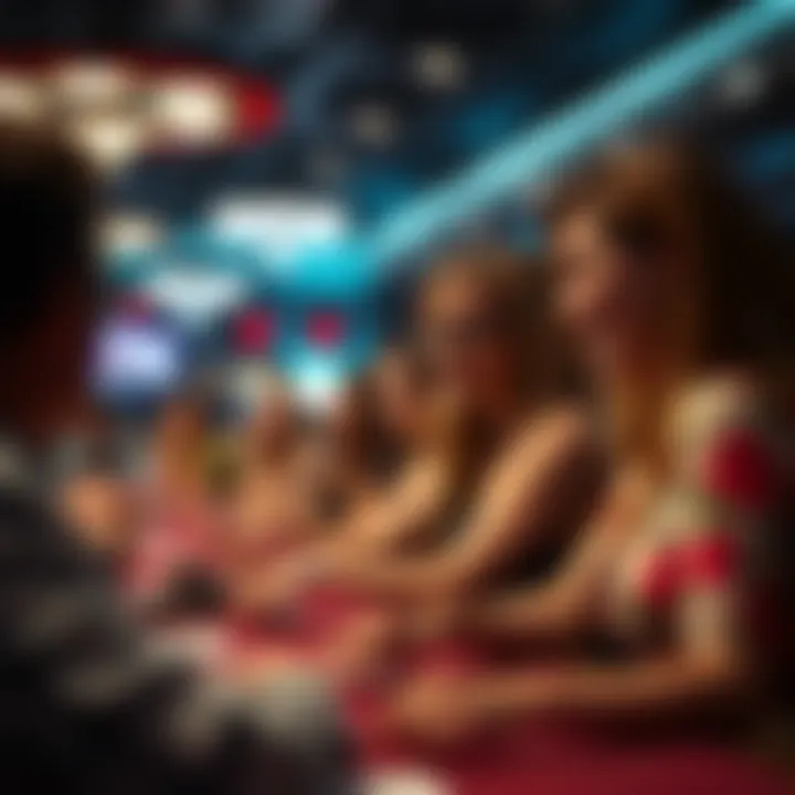 Engaging atmosphere at a World Poker Tour event